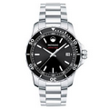 Movado Series 800 Men's Stainless Steel Bracelet Sport Watch W/ Black Dial from Pedre